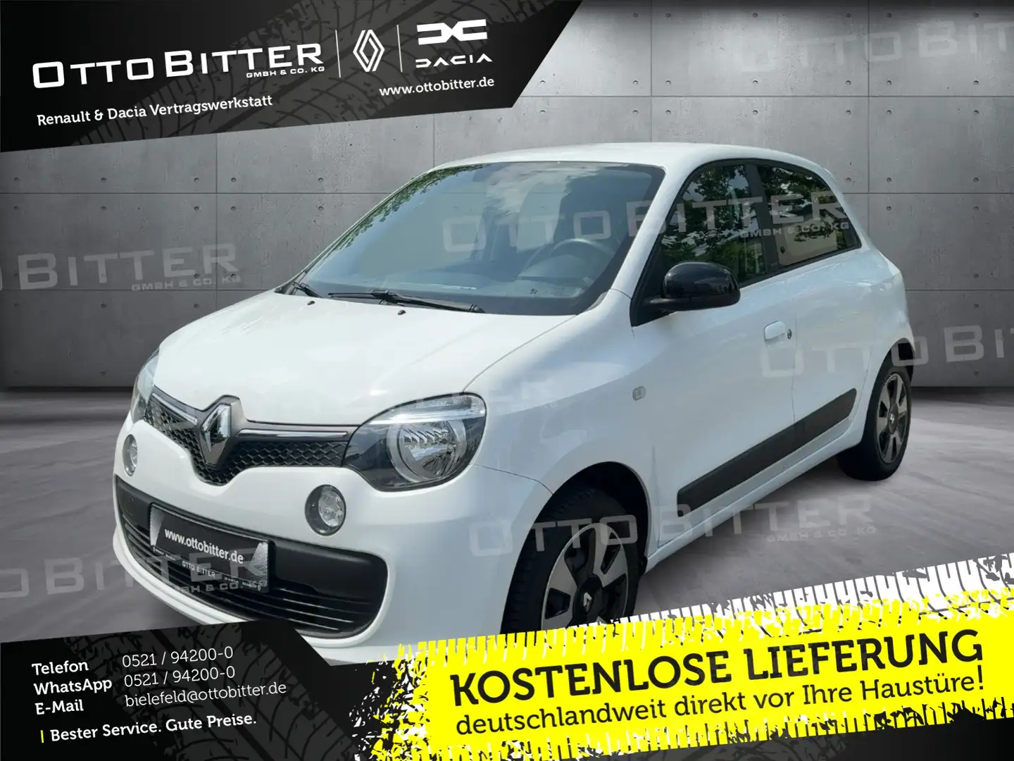 Renault Twingo Limited SCe70 KLIMA/GANZJAHRESREIFEN Fehér - 1