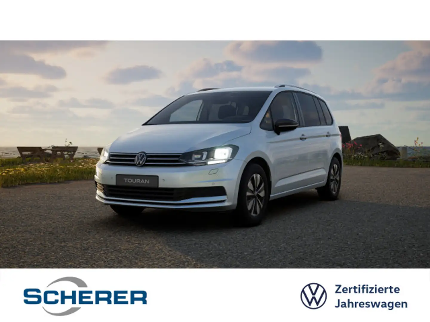 Volkswagen Touran Goal 1.5 TSI 7-Sitzer ACC CARPLAY NAVI PD Silber - 1