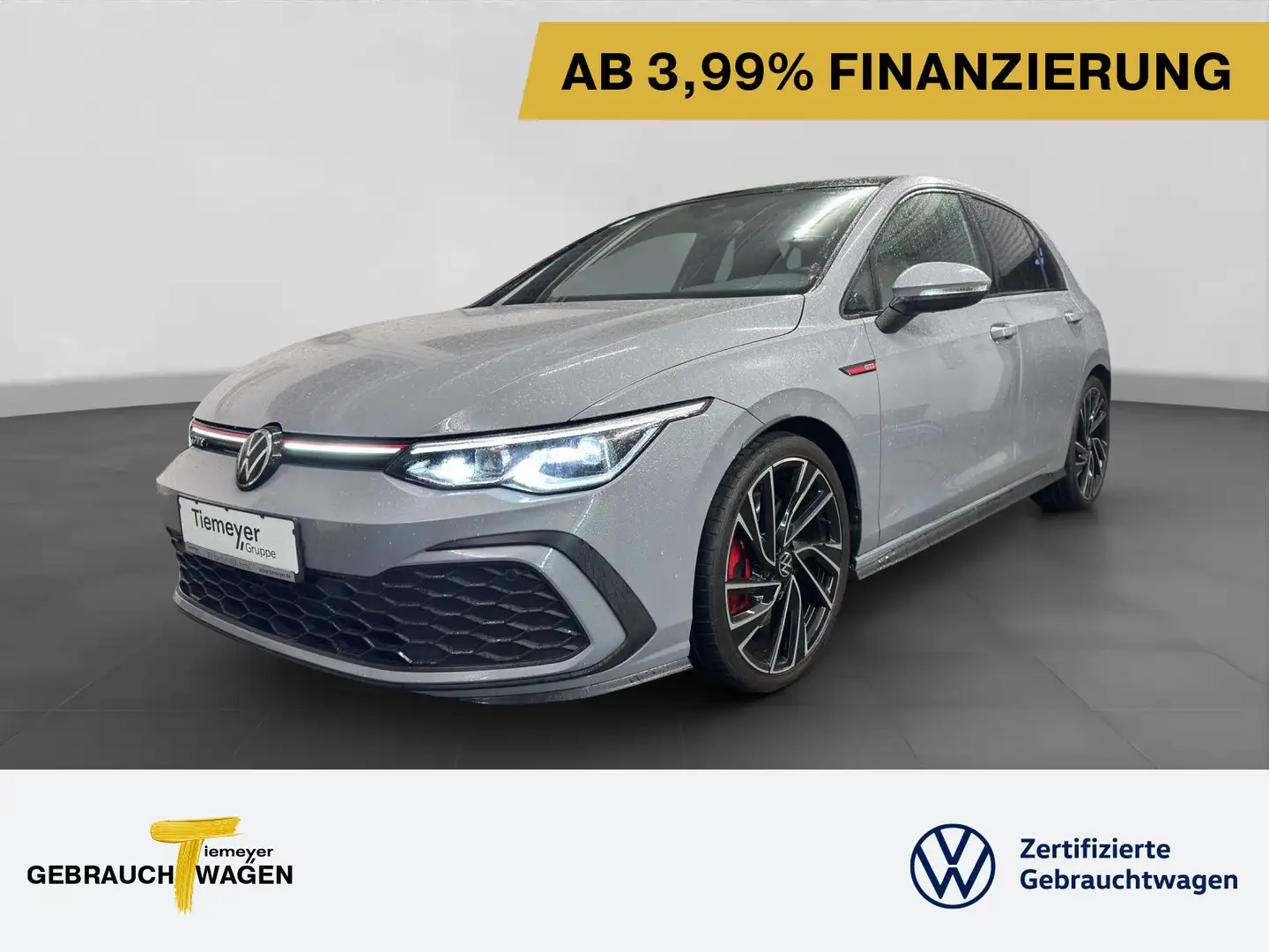 Volkswagen Golf GTI LM19 PANO STANDHZ NAVI ACC LED+ Grijs - 1