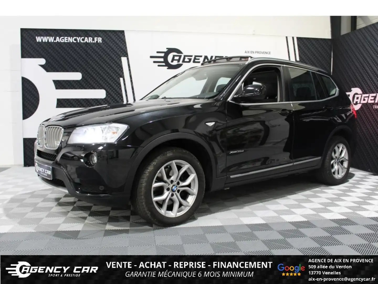 BMW X3 xDrive 35d - BVA Sport F25 Excellis - SUIVI - 313CH Noir - 1