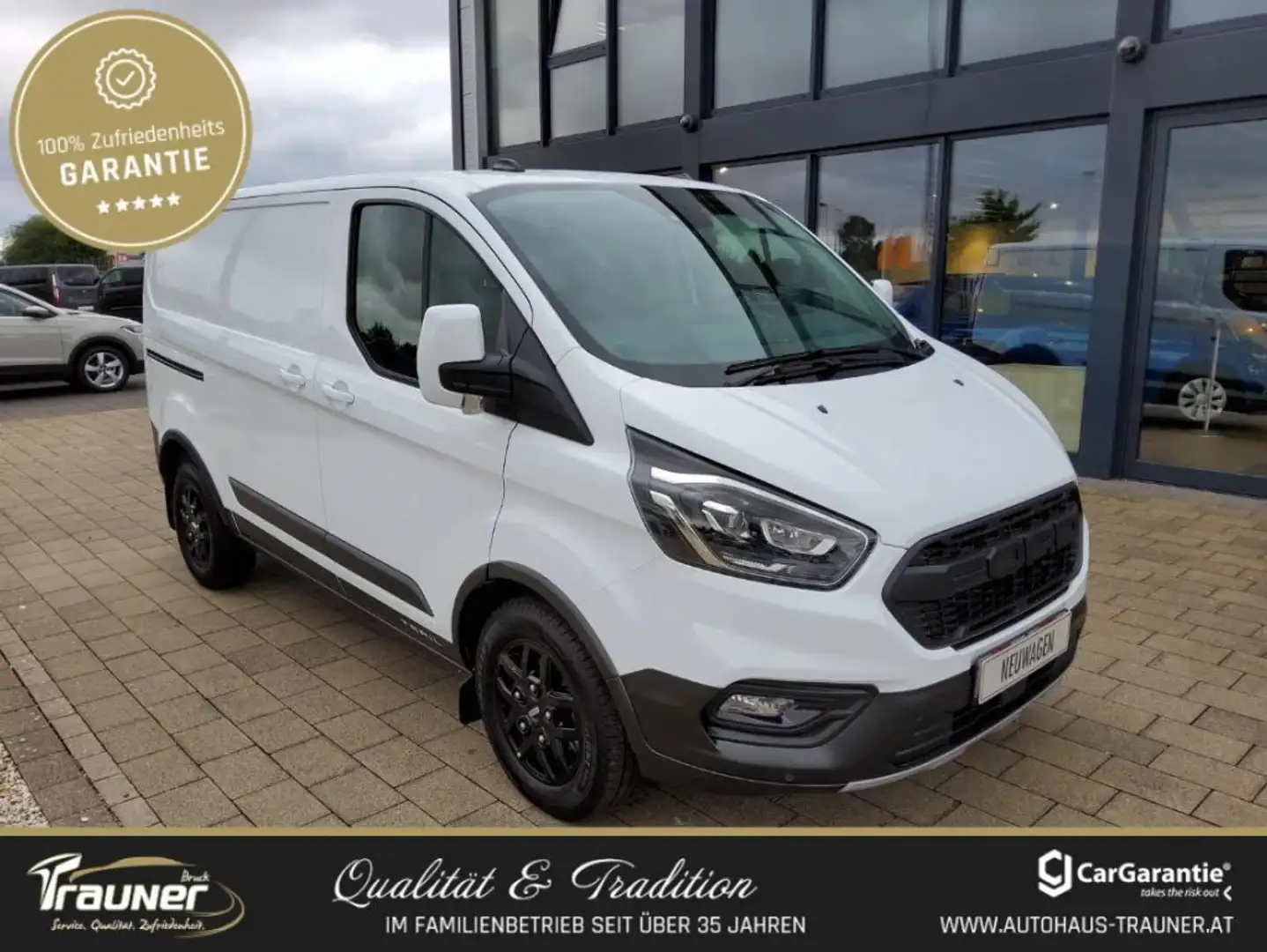 Ford Transit Custom Kasten 2,0 MHEV L1H1 300 Trail Blanc - 1