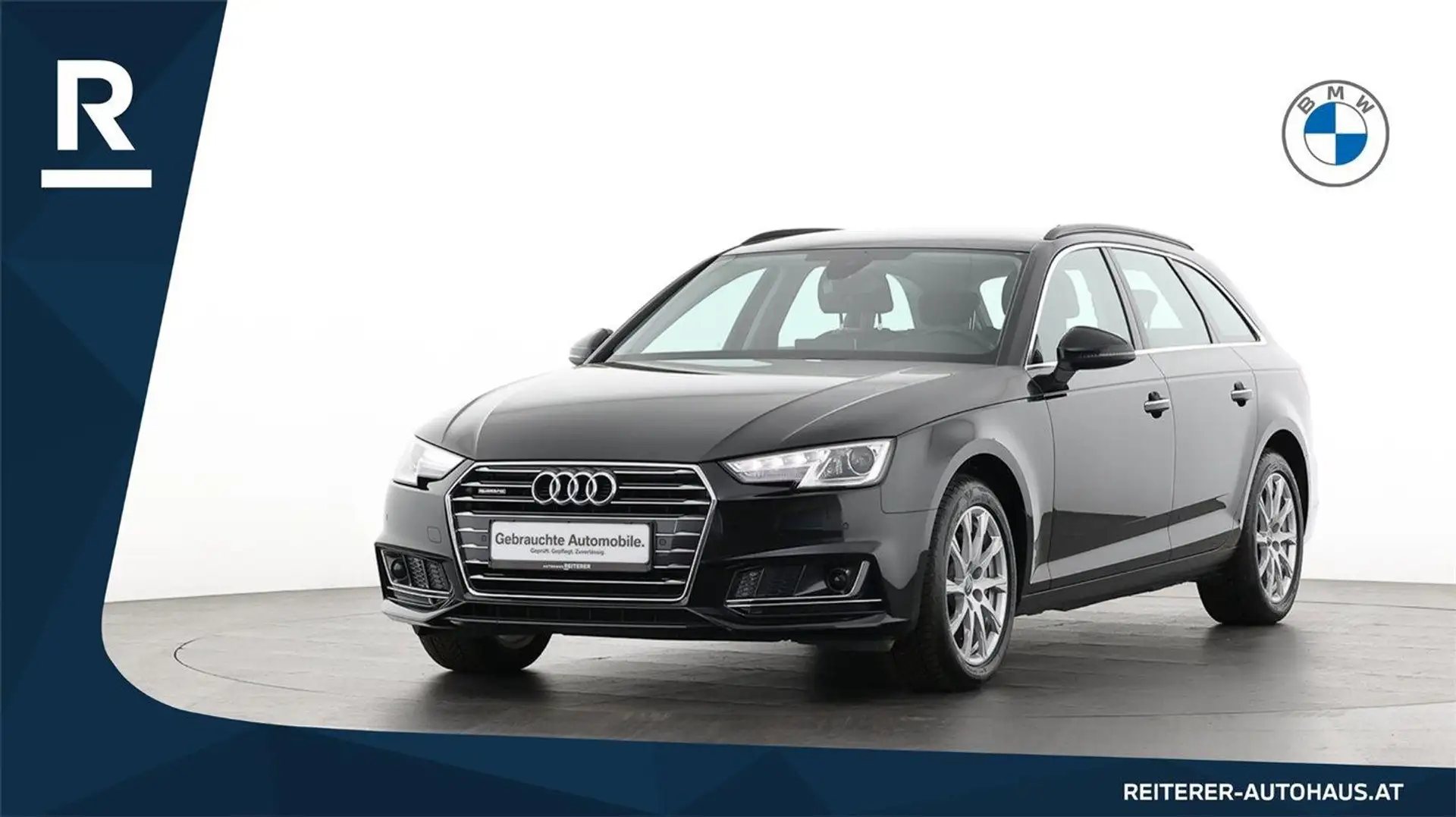 Audi A4 Avant 2,0 TDI quattro s-tro Zwart - 1