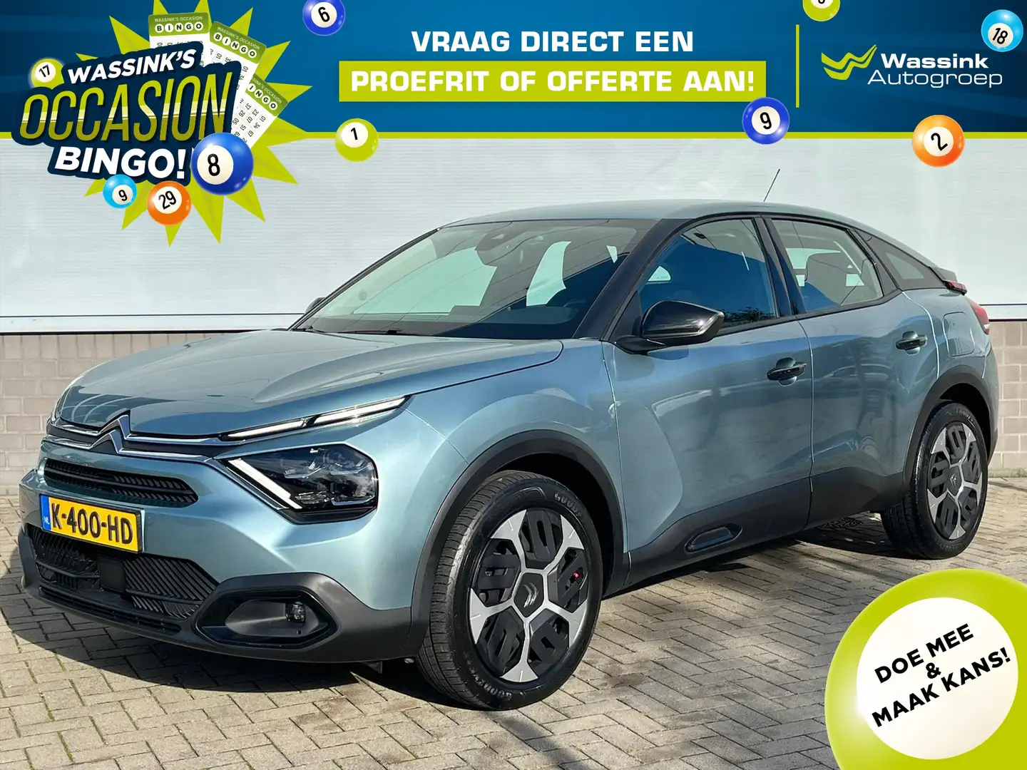 Citroen C4 130 pk Feel | climate control | parkeersensoren | Azul - 1