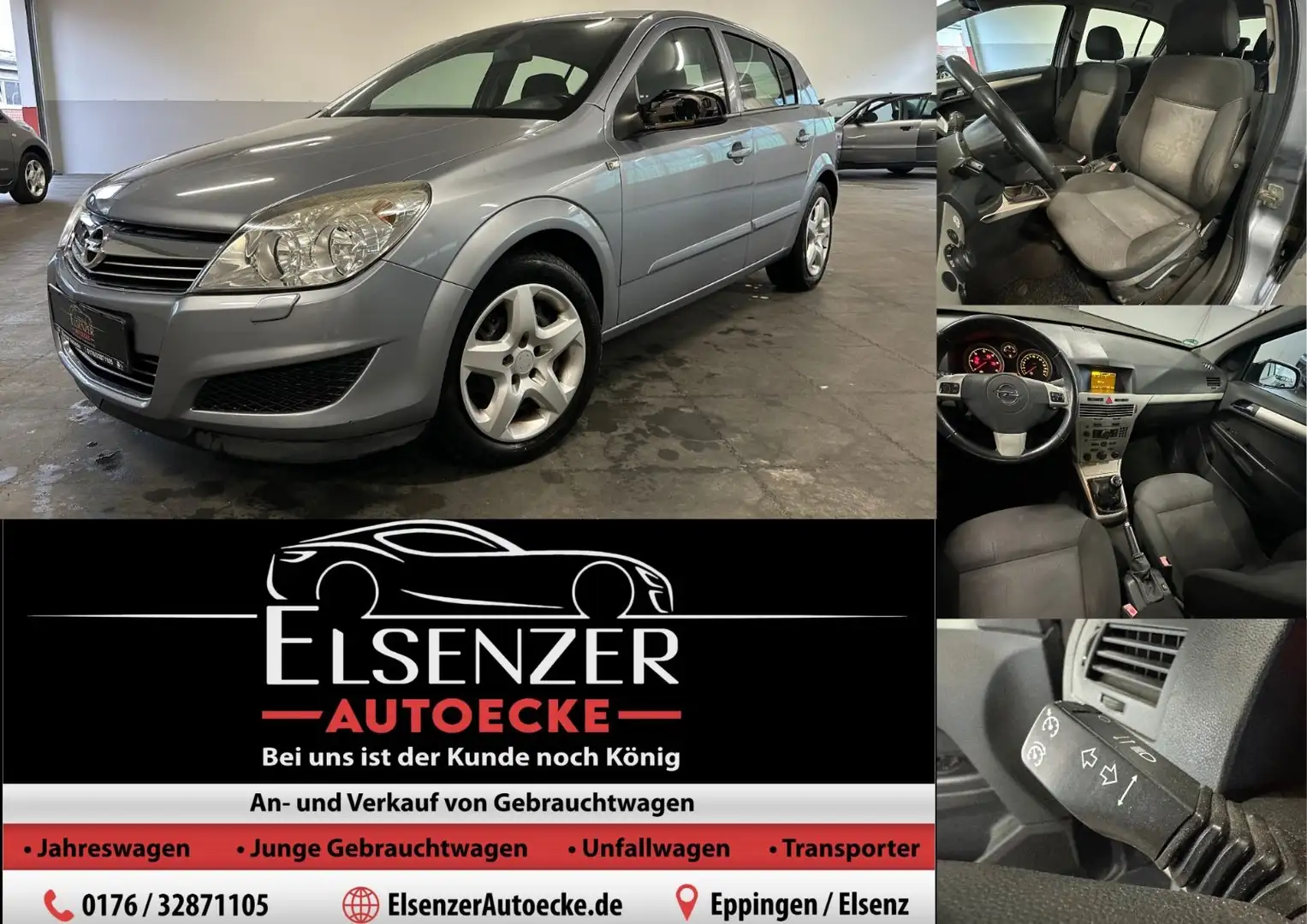 Opel Astra H Lim. Navi#MultiFu#HUNeu#Lichtse#Sitzhzg Silber - 1