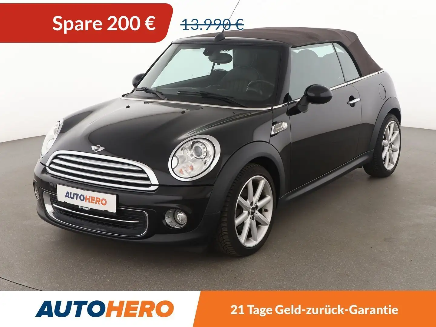 MINI Cooper Cabrio Cooper Highgate *BI-XENON*TEMPO*PDC* Siyah - 1