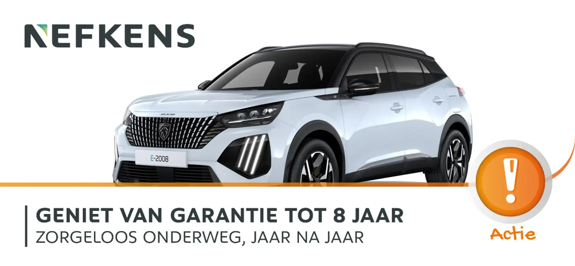 Peugeot e-2008 EV GT Avantage 54 kWh | VOORRAAD KORTING | TOT 8 J Wit - 1