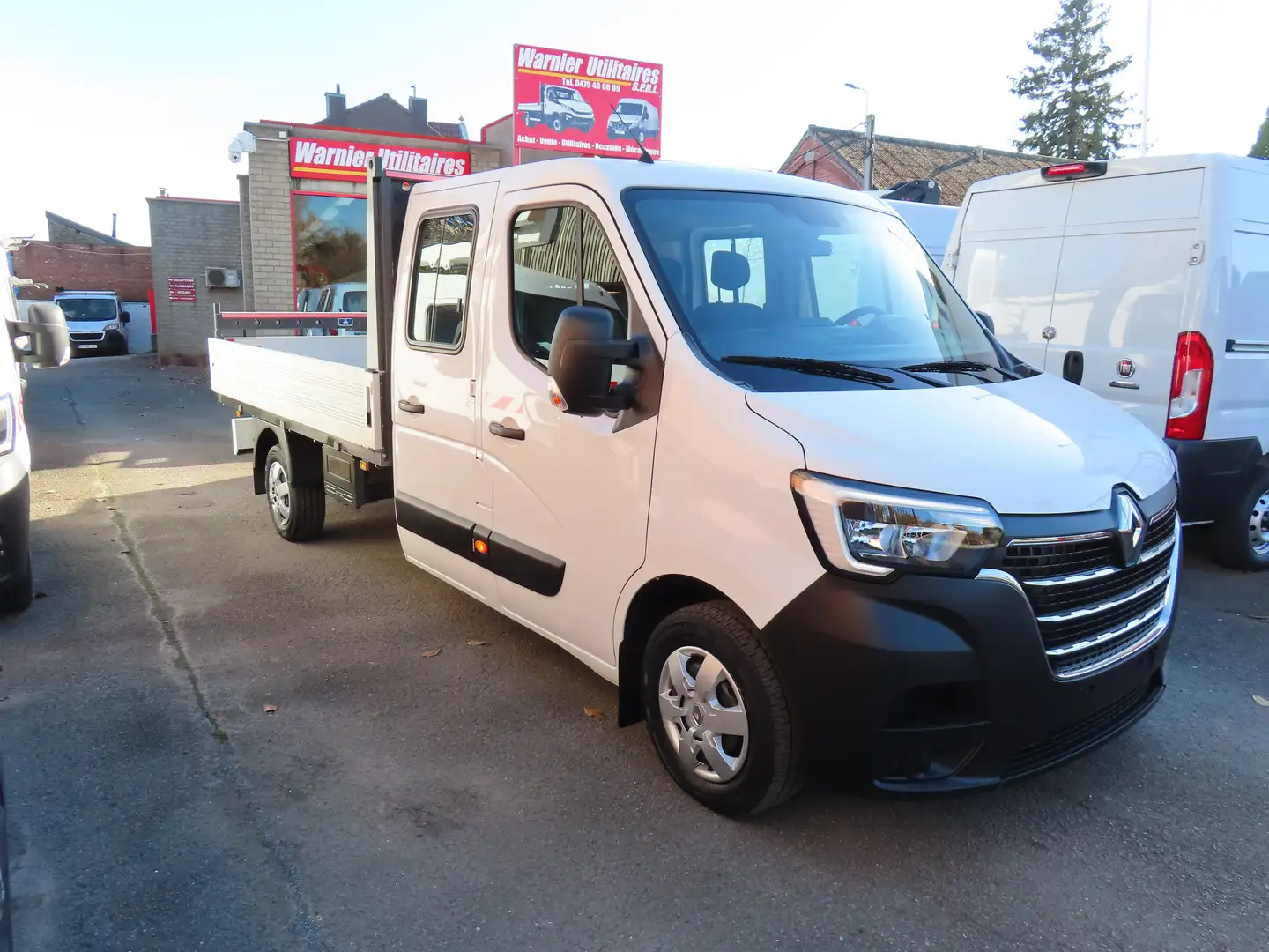 Renault Master Dble Cabine Plateau 24750€ HTVA Blanc - 1