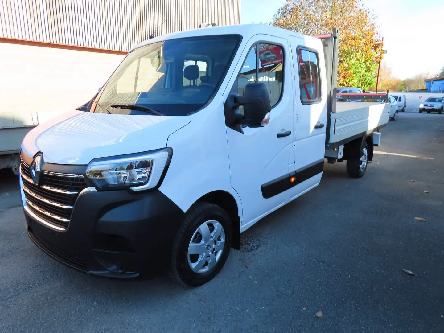 Renault Master Dble Cabine Plateau 24750€ HTVA Blanc - 2