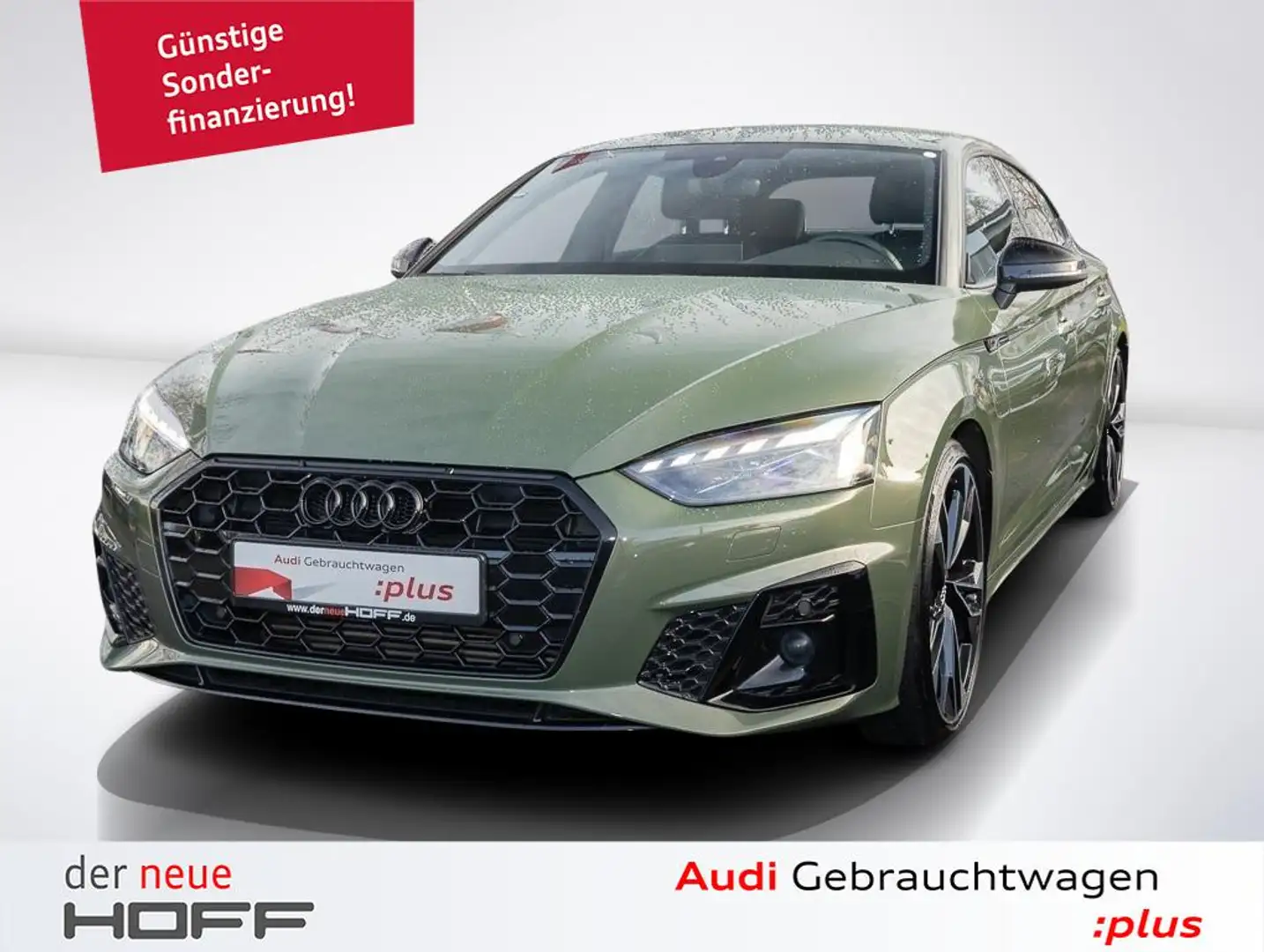 Audi A5 Sportback 40 TFSI S line competition plus B. und O Zöld - 1