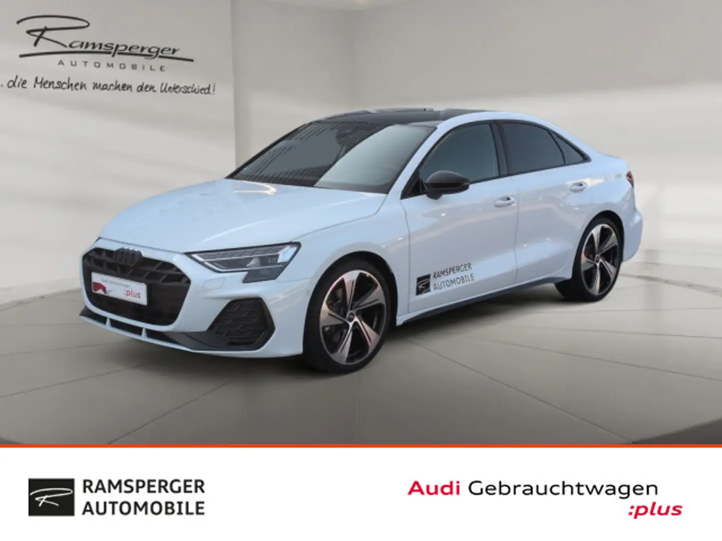 Audi A3 Limo S line 35 TFSI Matrix ACC HuD Kamera Weiß - 1