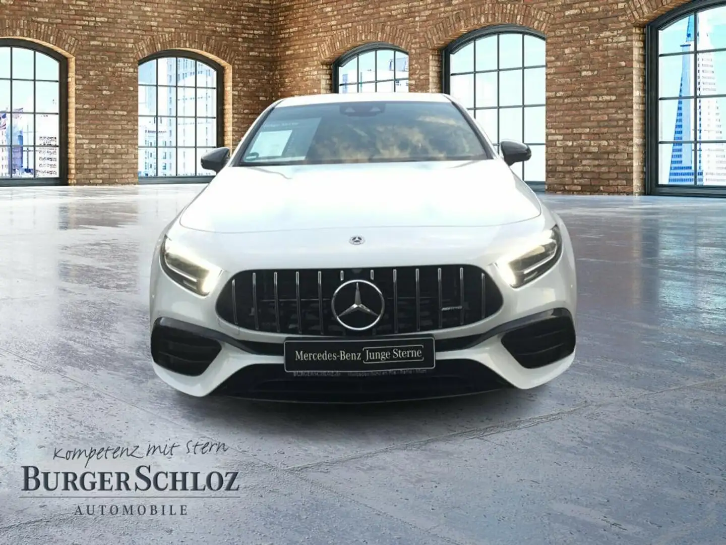 Mercedes-Benz A 45 AMG AMG A 45 S 4MATIC+ Kompaktlimousine ACC AUT HUD Weiß - 2