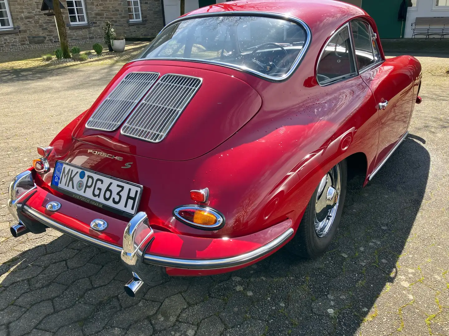 Porsche 356 Coupe 1600 S   T6 Red - 2