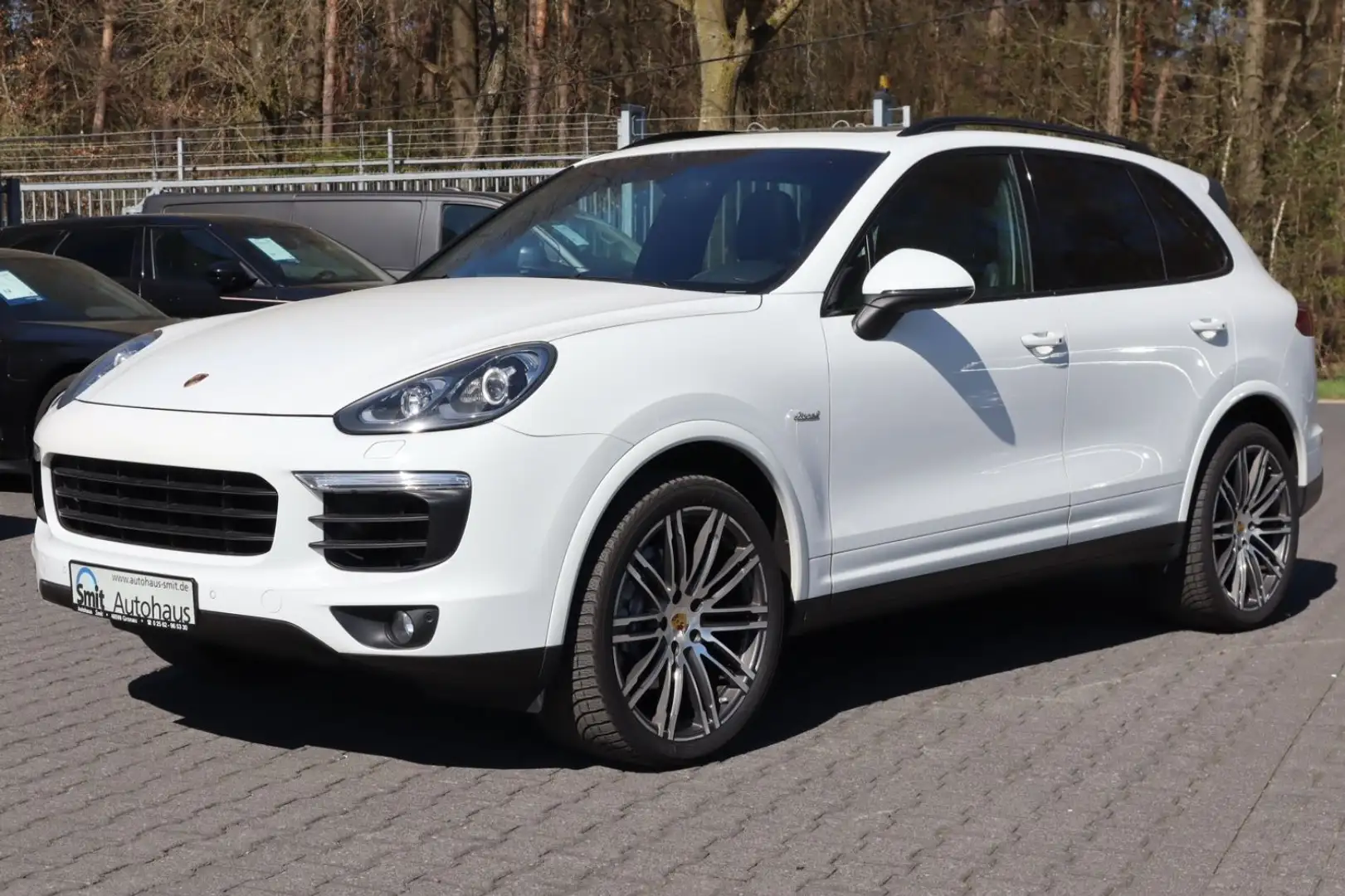 Porsche Cayenne Diesel 3.0 TDI Platinum Edition/Panorama Weiß - 2