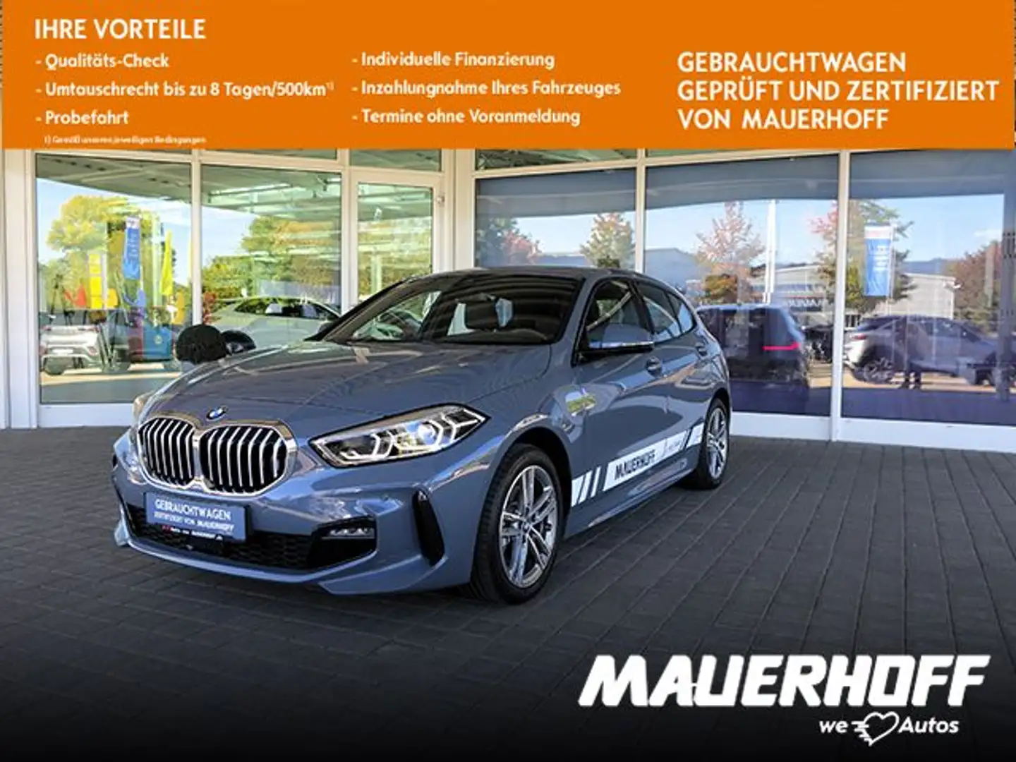 BMW 118 i M Sport | Navi | Kamera | Winterpak. | LED Gris - 1