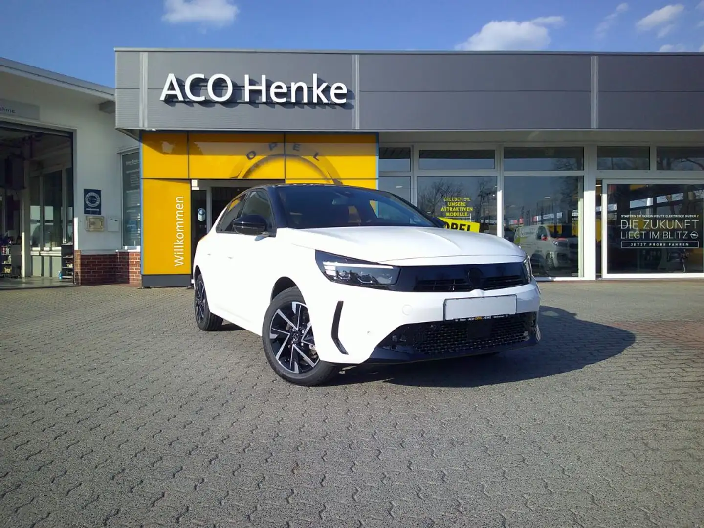 Opel Corsa 1.2 Turbo Automatik GS Weiß - 1
