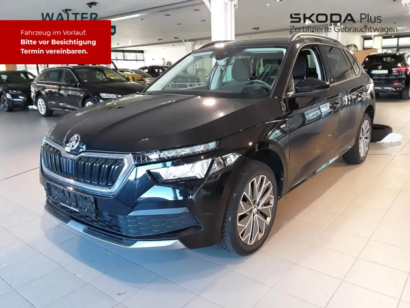 Skoda Kamiq 1.0 TSI DSG Clever LED SHZ PDC Schwarz - 2