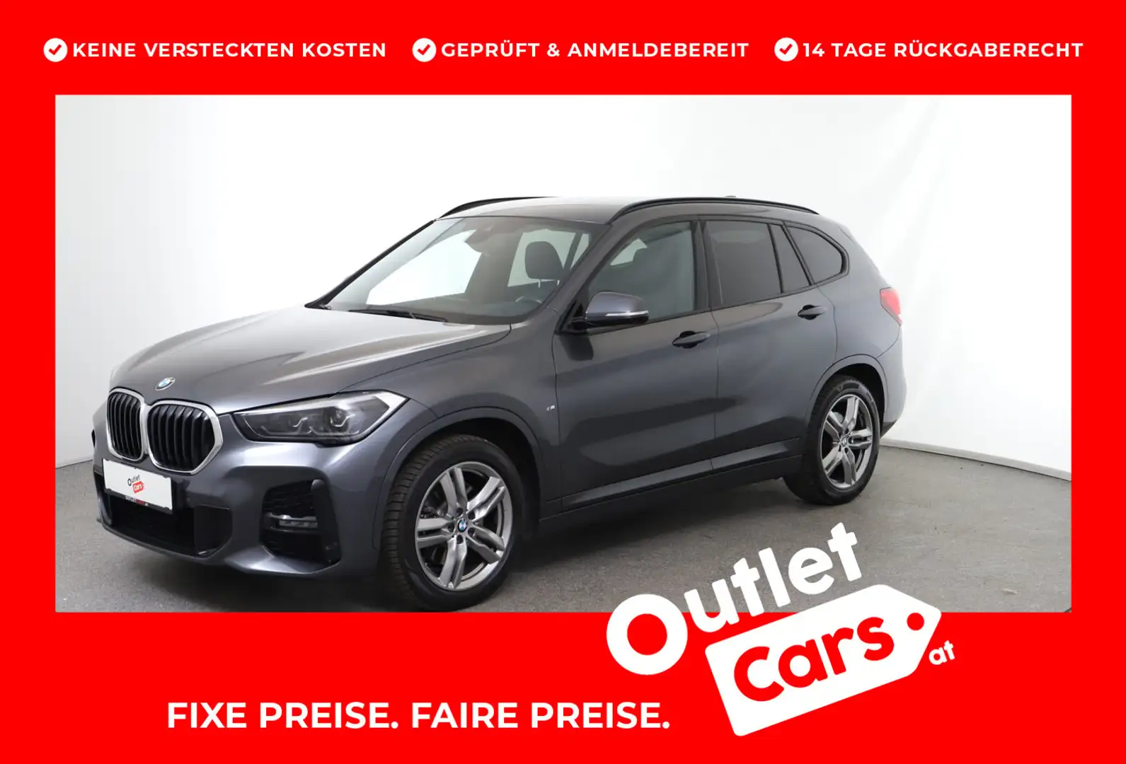 BMW X1 xDrive 20d Aut. Grau - 1