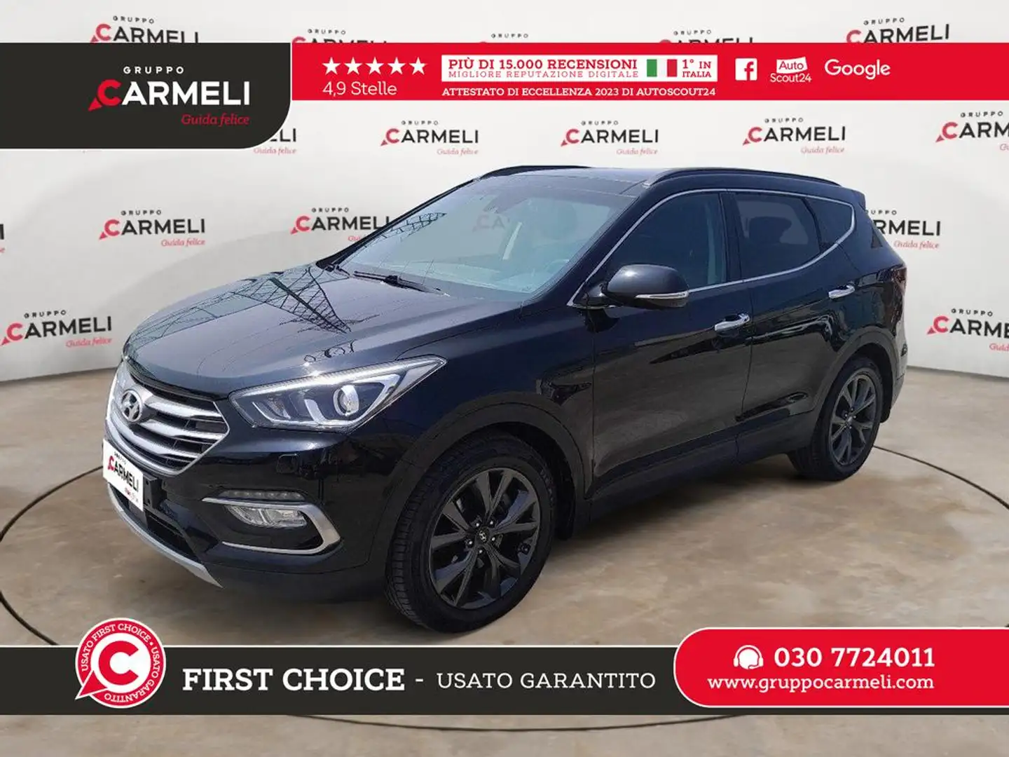 Hyundai SANTA FE 2.2 crdi Style 4wd auto Nero - 1