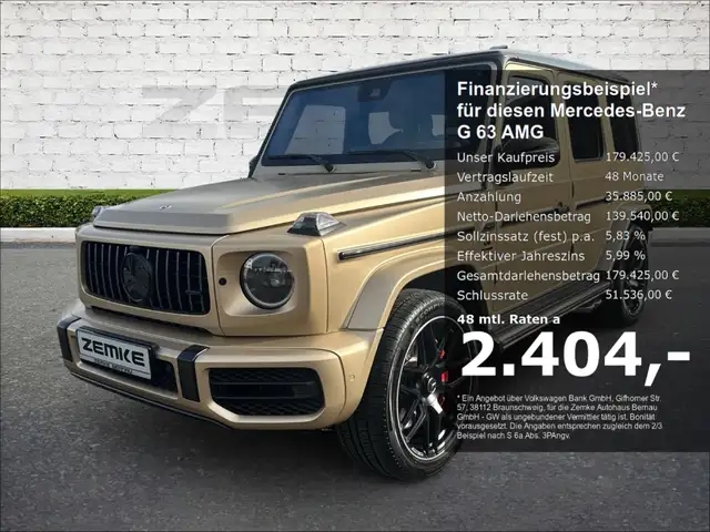 Mercedes-Benz G 63 AMG MULTIBEAM AD StandHZG AHK Navi Leder Digitales Coc