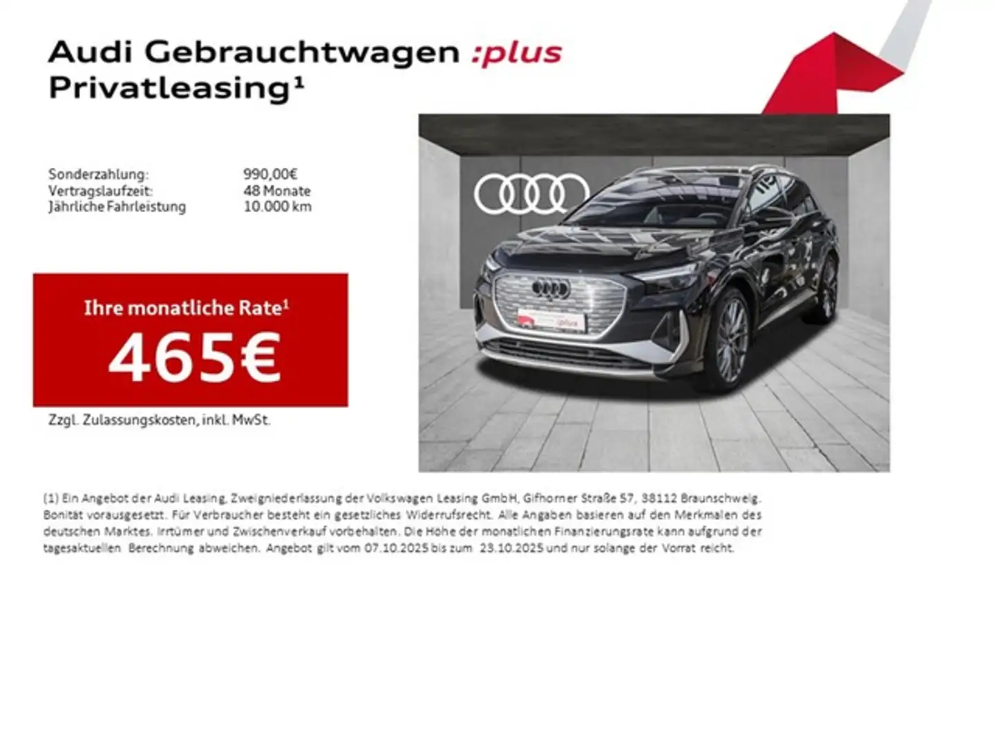 Audi Q4 e-tron 55 quattro S line LM21 LED Navi+ Kamera Sportsitze Schwarz - 2