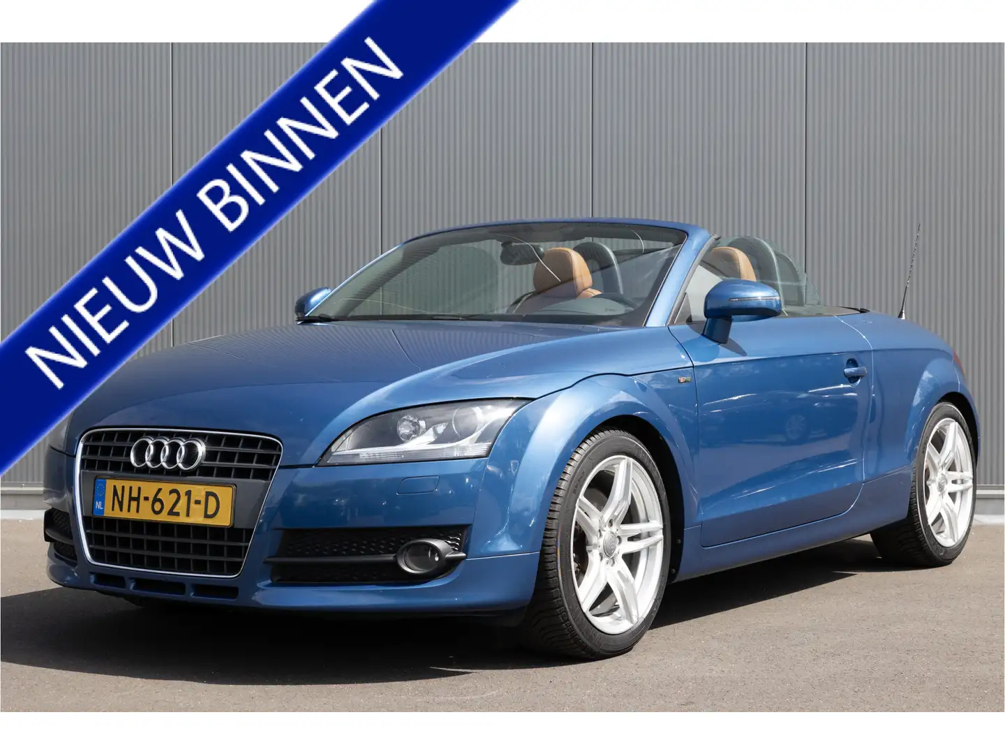 Audi TT Roadster 1.8 TFSI | 2X S-LINE | LEER | NAVI | LMV Blauw - 1