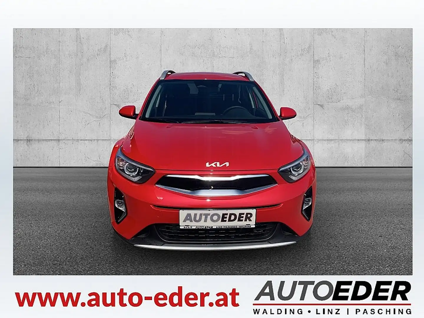 Kia Stonic 1,0 TGDI GPF ISG Silber Rot - 2
