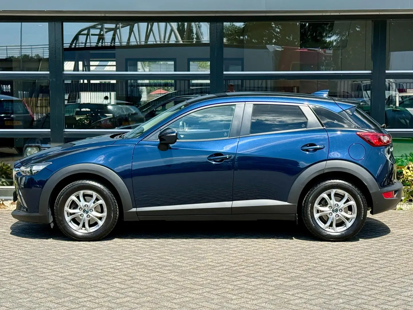 Mazda CX-3 2.0 SkyActiv-G 120 Dynamic Navi Automaat NAP APK ! Blauw - 2
