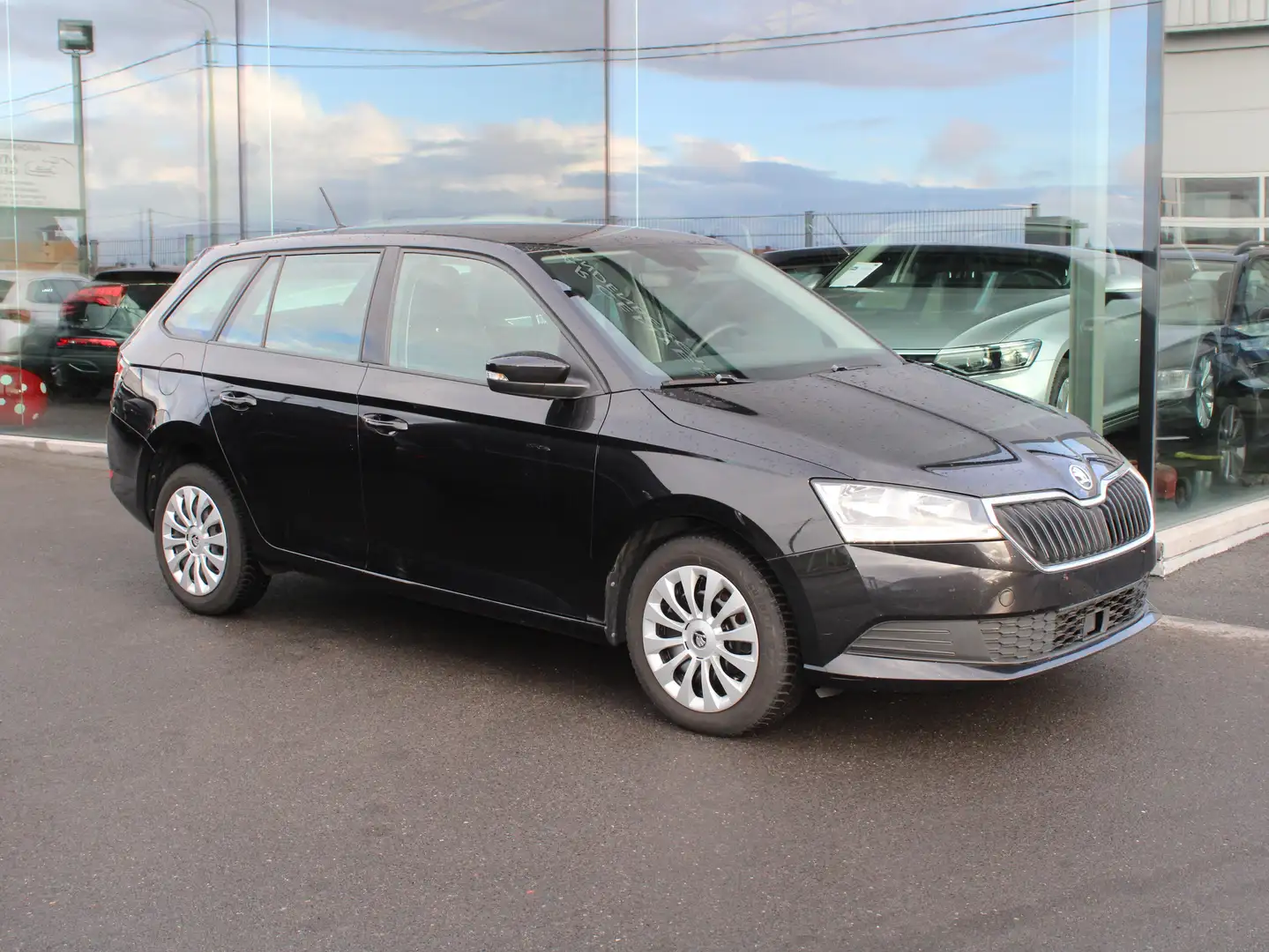 Skoda Fabia Fabia 1.0 TSI Ambition-APP CONNECT-AIRCO-BLUETOOTH Noir - 1
