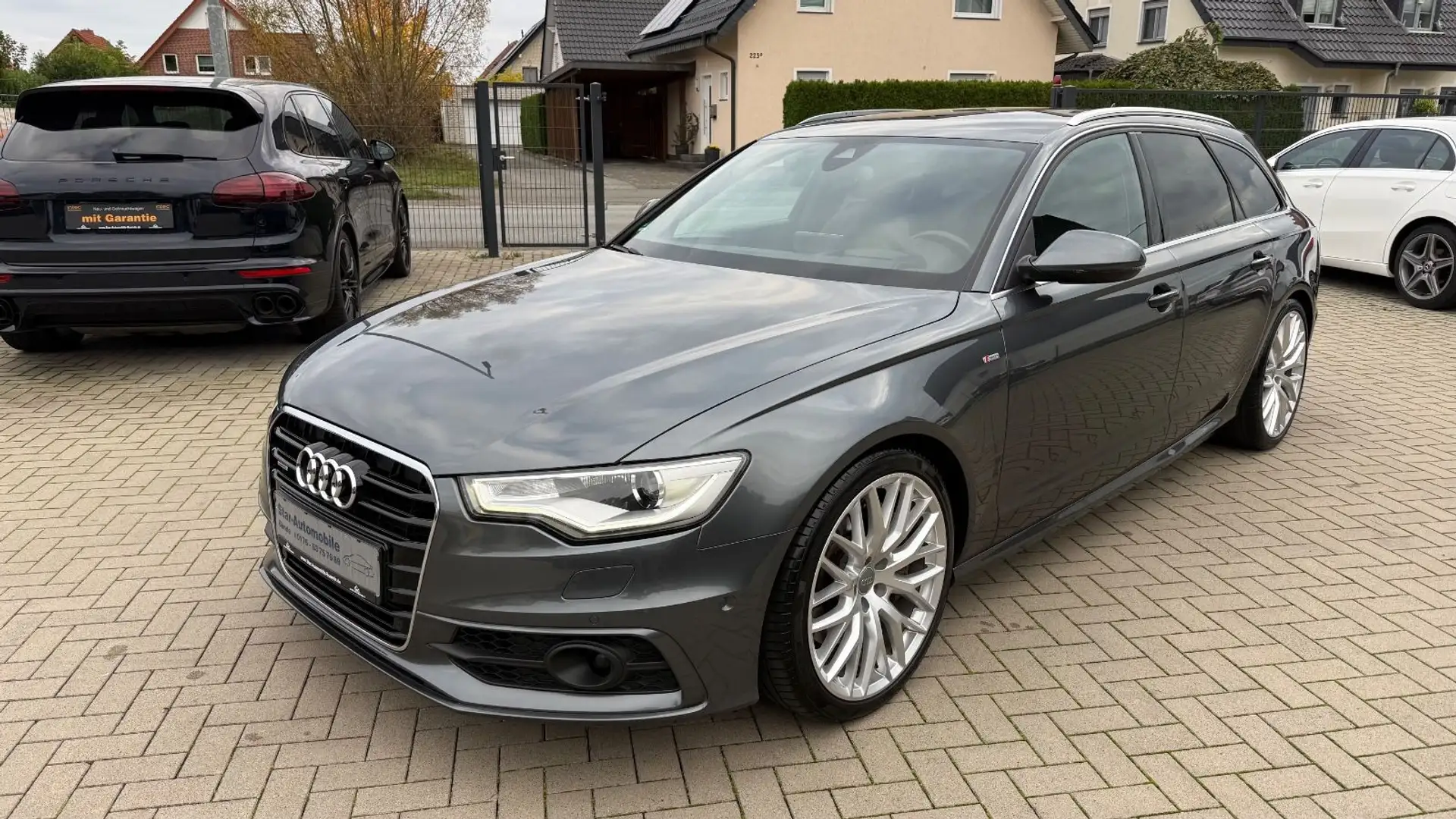 Audi A6 Avant 3.0 BiTDI quattro S-Line-Luft-ACC-AHK Gris - 1