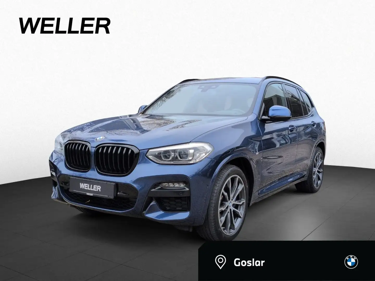 BMW X3 xD20d M SPORT LivProf LED HUD RFK AHK 20" Navi Blauw - 1