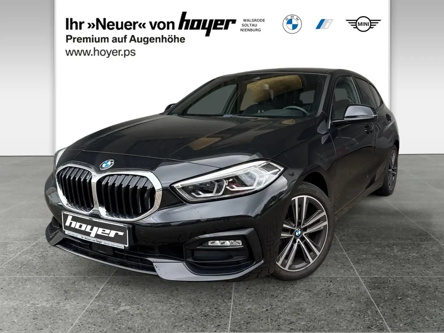 BMW 118 d Hatch Head-Up DAB LED WLAN RFK Klimaaut. Negru - 1