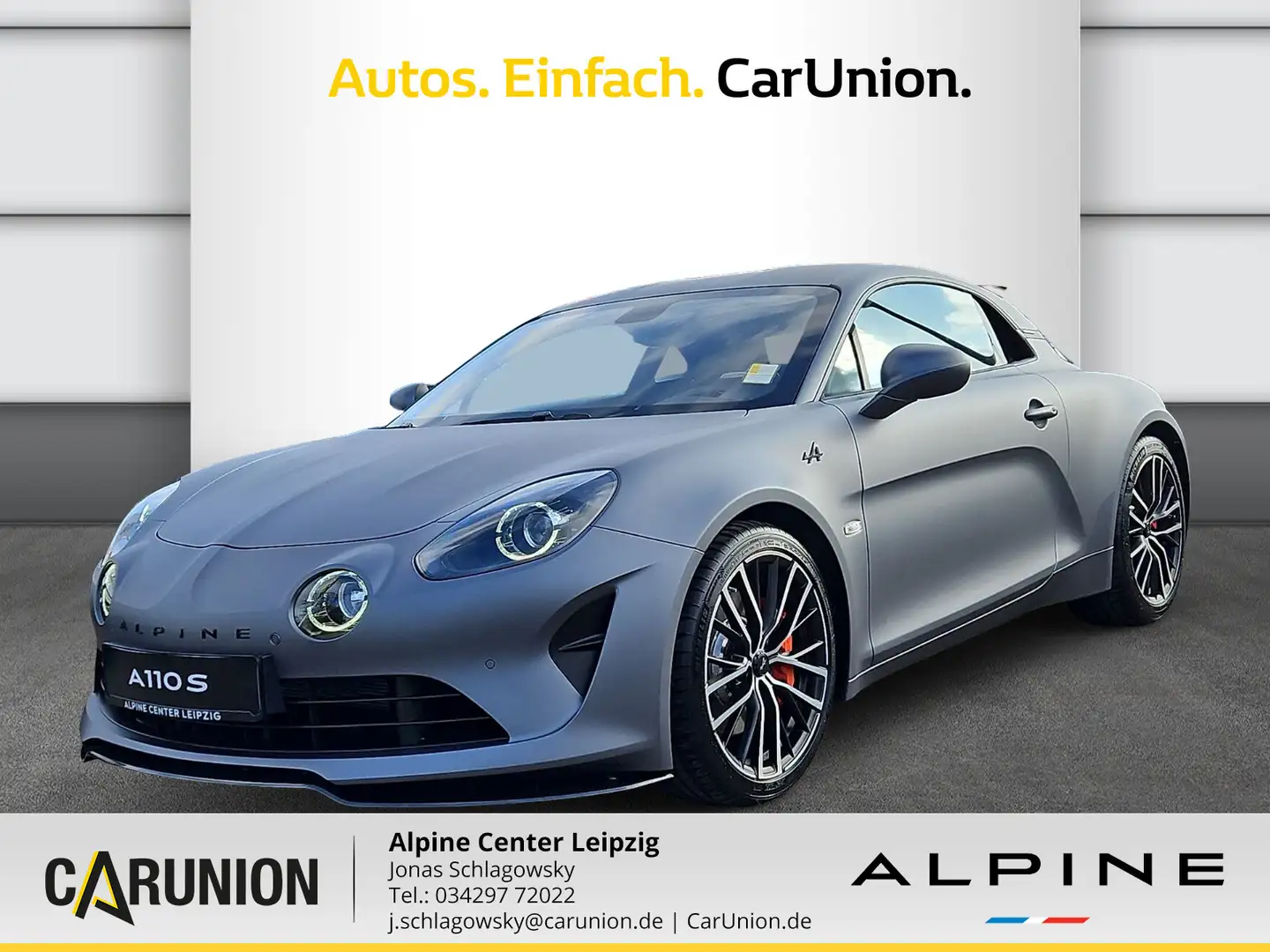 Alpine A110 A110 S*AERO-Paket* PDC+KAMERA*ABLAGE-PAKET* Gri - 1