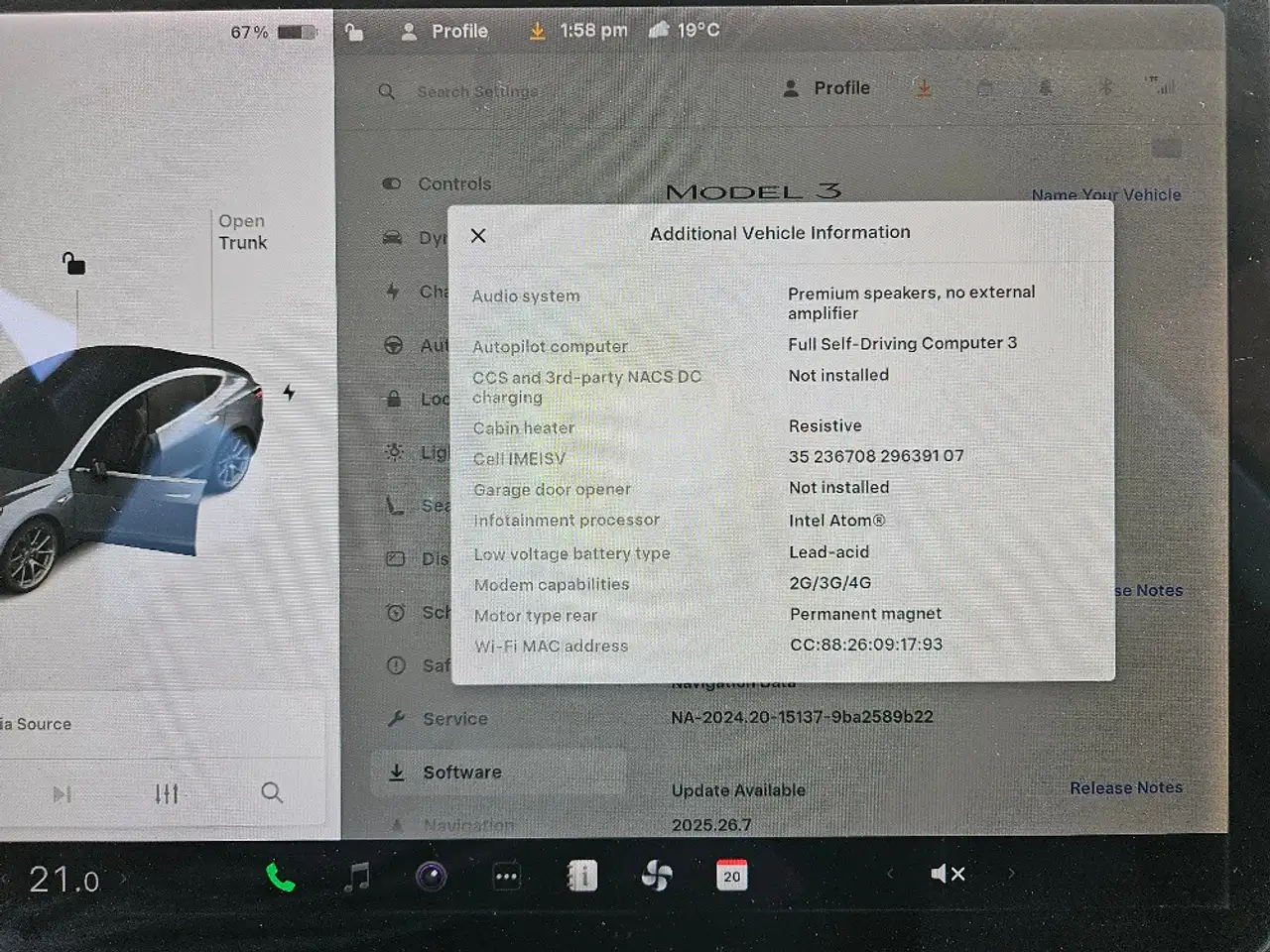 Tesla Model 3 снимка Tesla Model 3