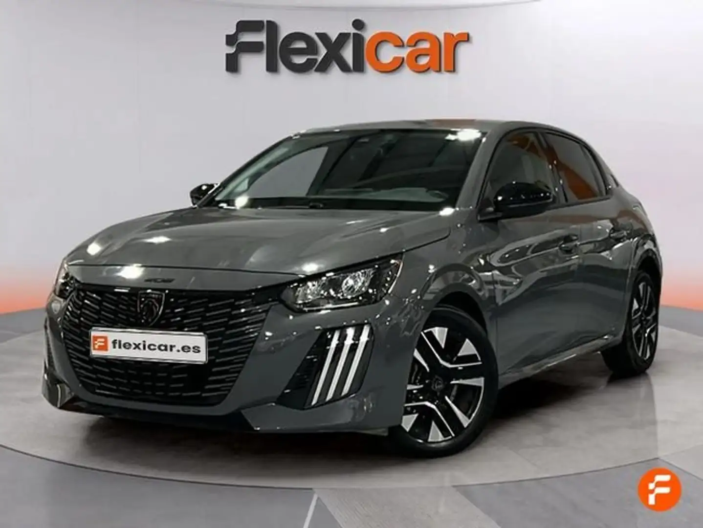 Peugeot 208 1.2 Puretech S&S Allure 100 Gris - 2