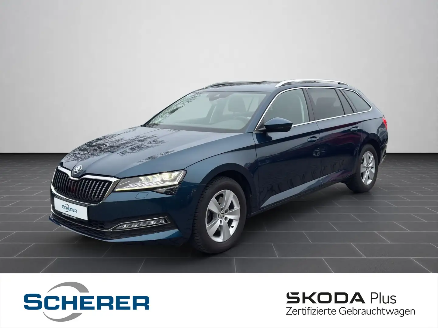 Skoda Superb Combi 1.5 TSI DSG Style MATRIX KAMERA ACC Blau - 1