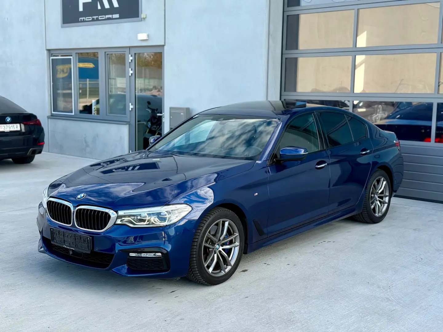 BMW 530 530d xDriveMSport,ACC,Schiebedach,Gestikst.,HUD Bleu - 1