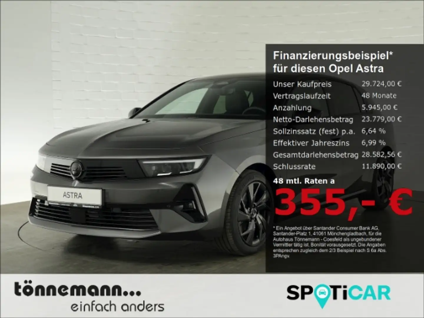 Opel Astra L LIM GS HYBRID eDCT+LED MATRIX+NAVI+360 GRAD KAME Grau - 1