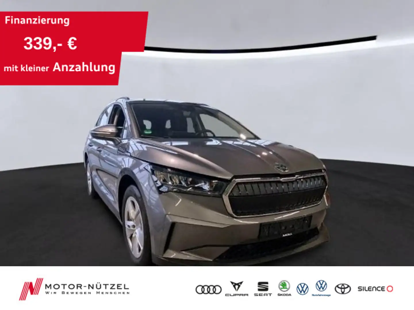 Skoda Enyaq iV 50 LOFT LED+NAVI+ACC+SHZ+DAB+KAMERA+19Z Grau - 1