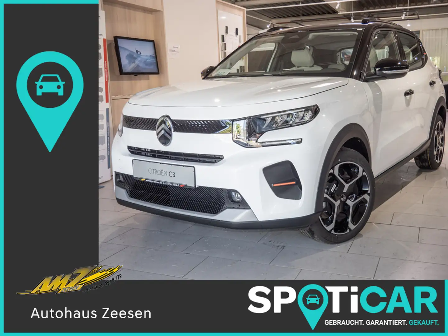 Citroen C3 Turbo 100 S&S Plus KLIMA HUD PDC LED Weiß - 1
