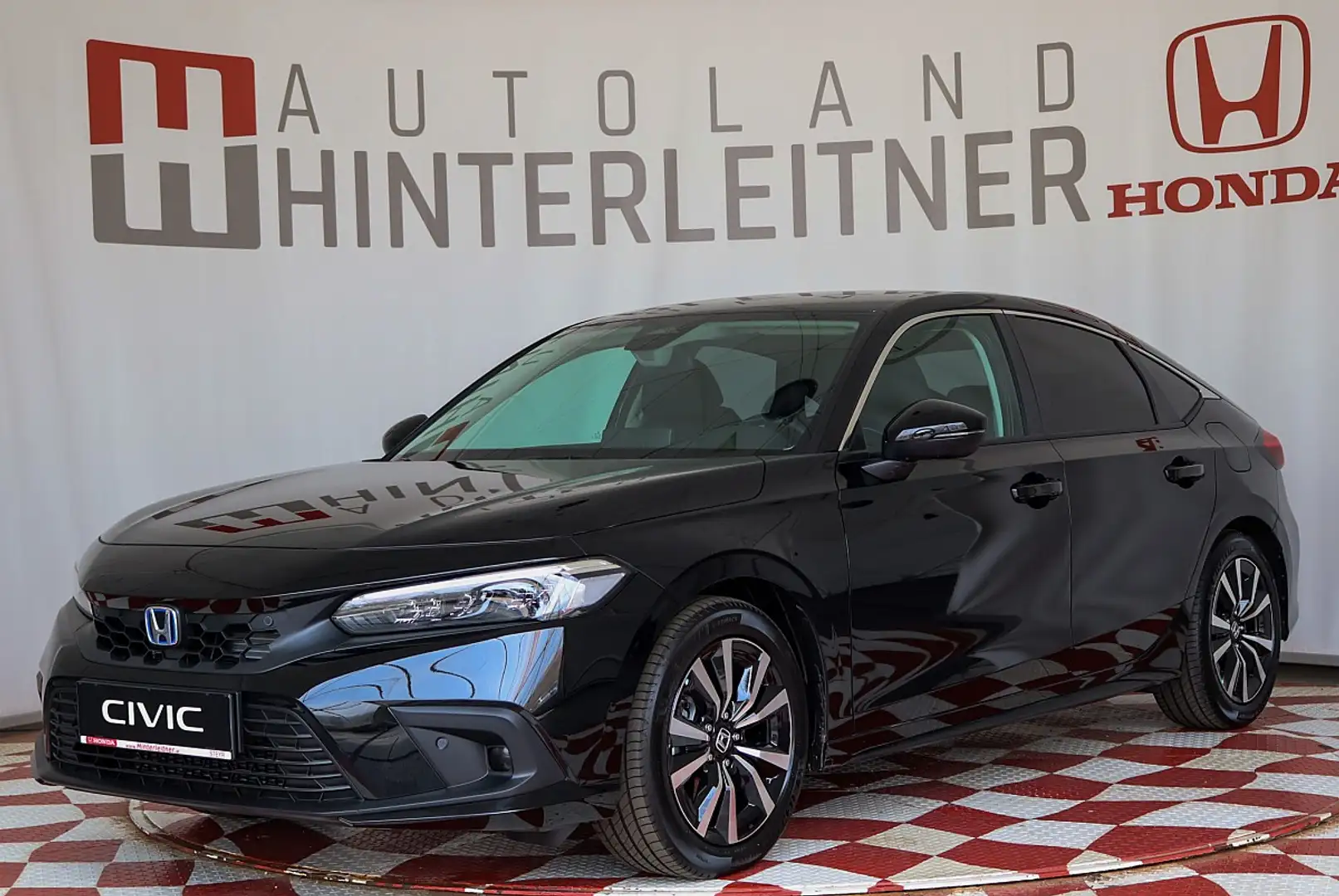 Honda Civic e:HEV 2.0 Elegance e-CVT Schwarz - 1