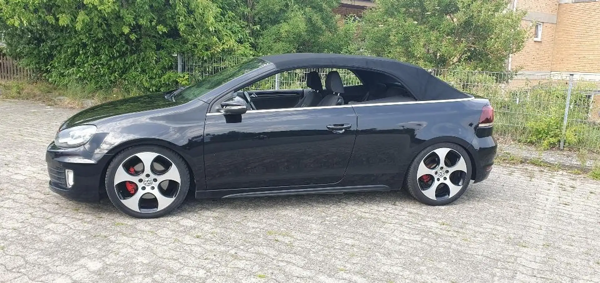 Volkswagen Golf GTI 6 Cabrio, Xenon, Navi, 18" Detroit, RFK, GRA, MFL Zwart - 2