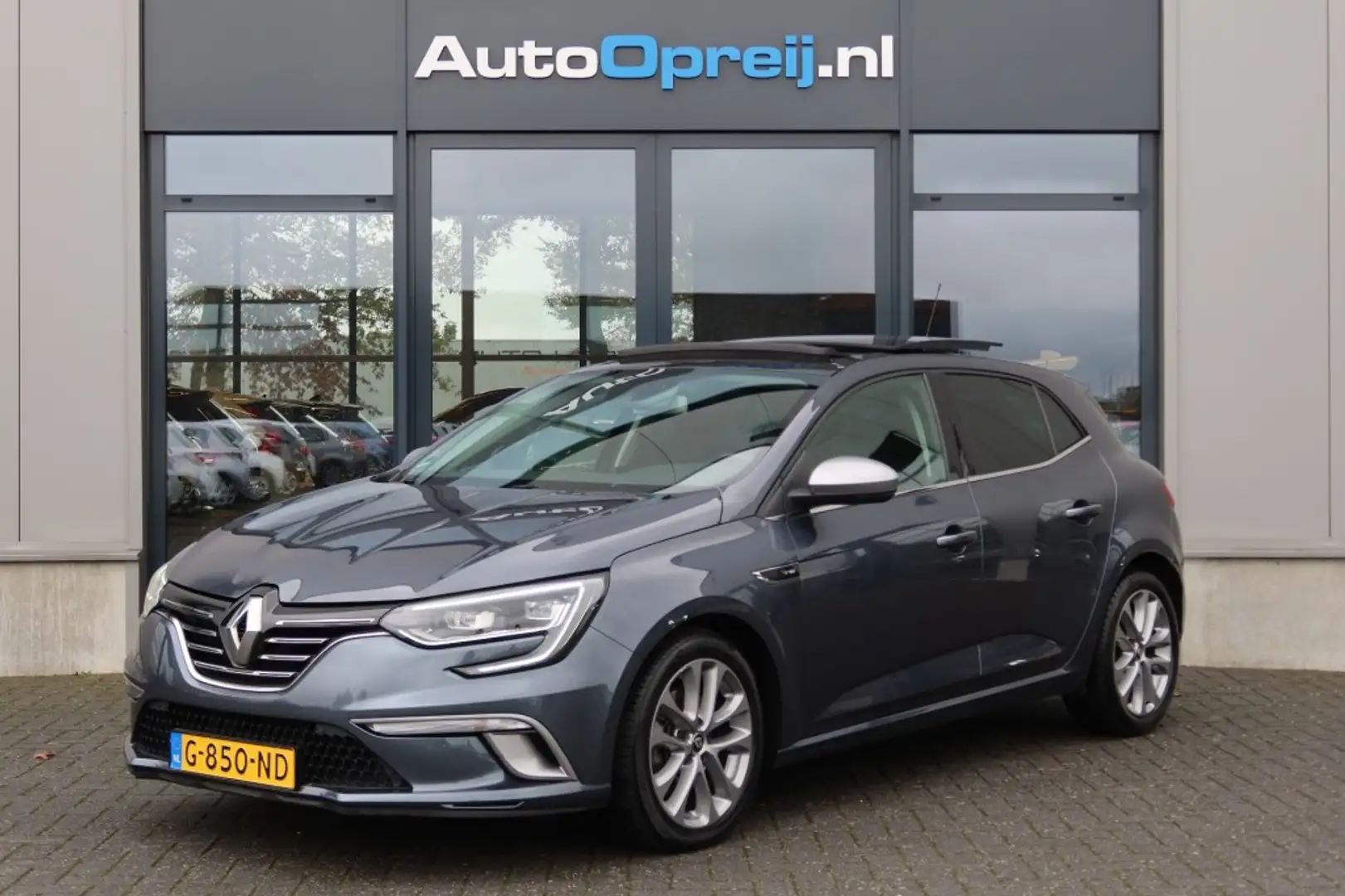 Renault Megane 1.3 TCE GT-Line AUTOMAAT Panoramadak, NAVI, Stoelv Grijs - 1