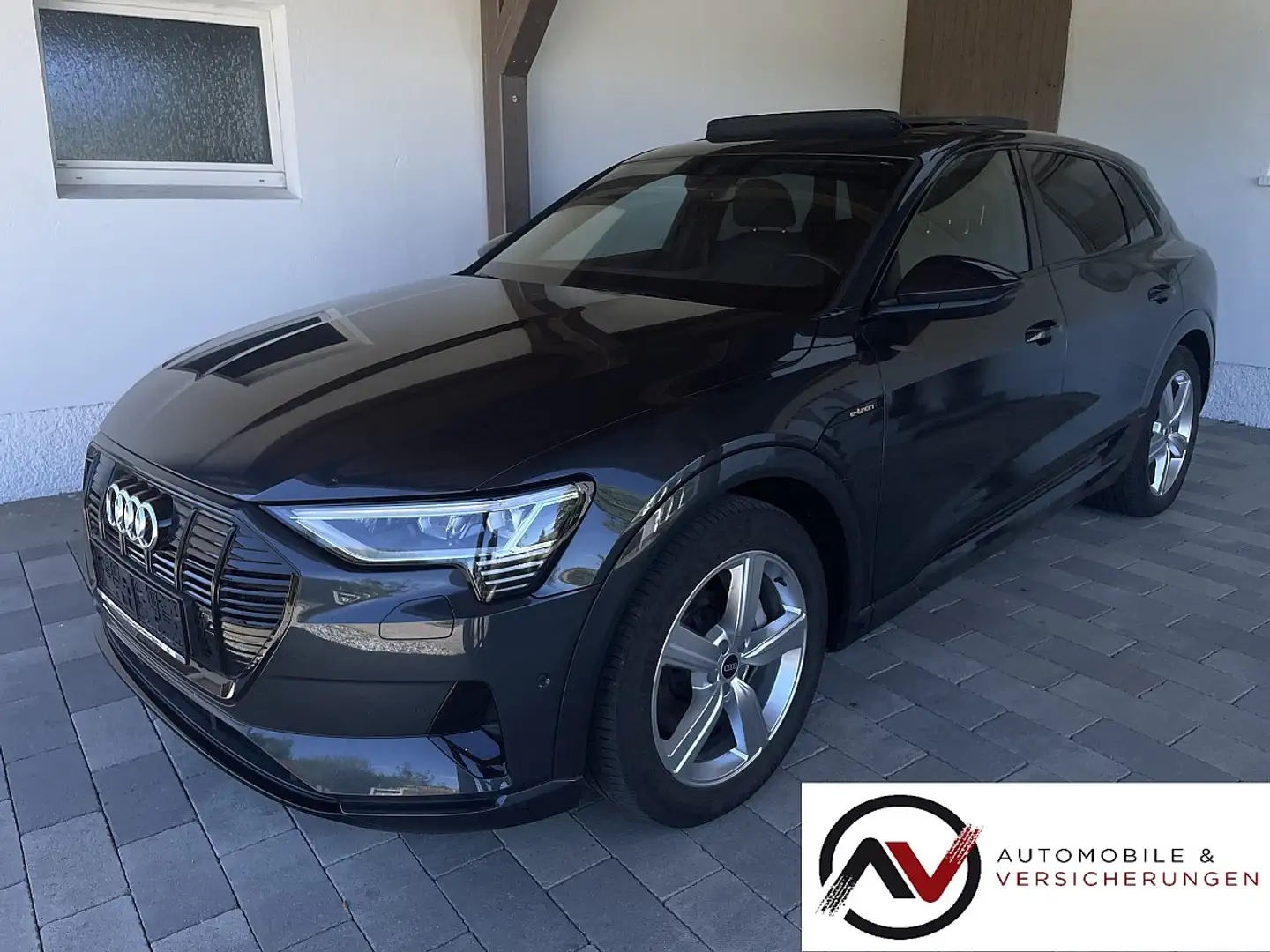 Audi e-tron 55 quattro 95kWh Adva.-OPTIK P.schwarz-AHV-LUFT... Grau - 1