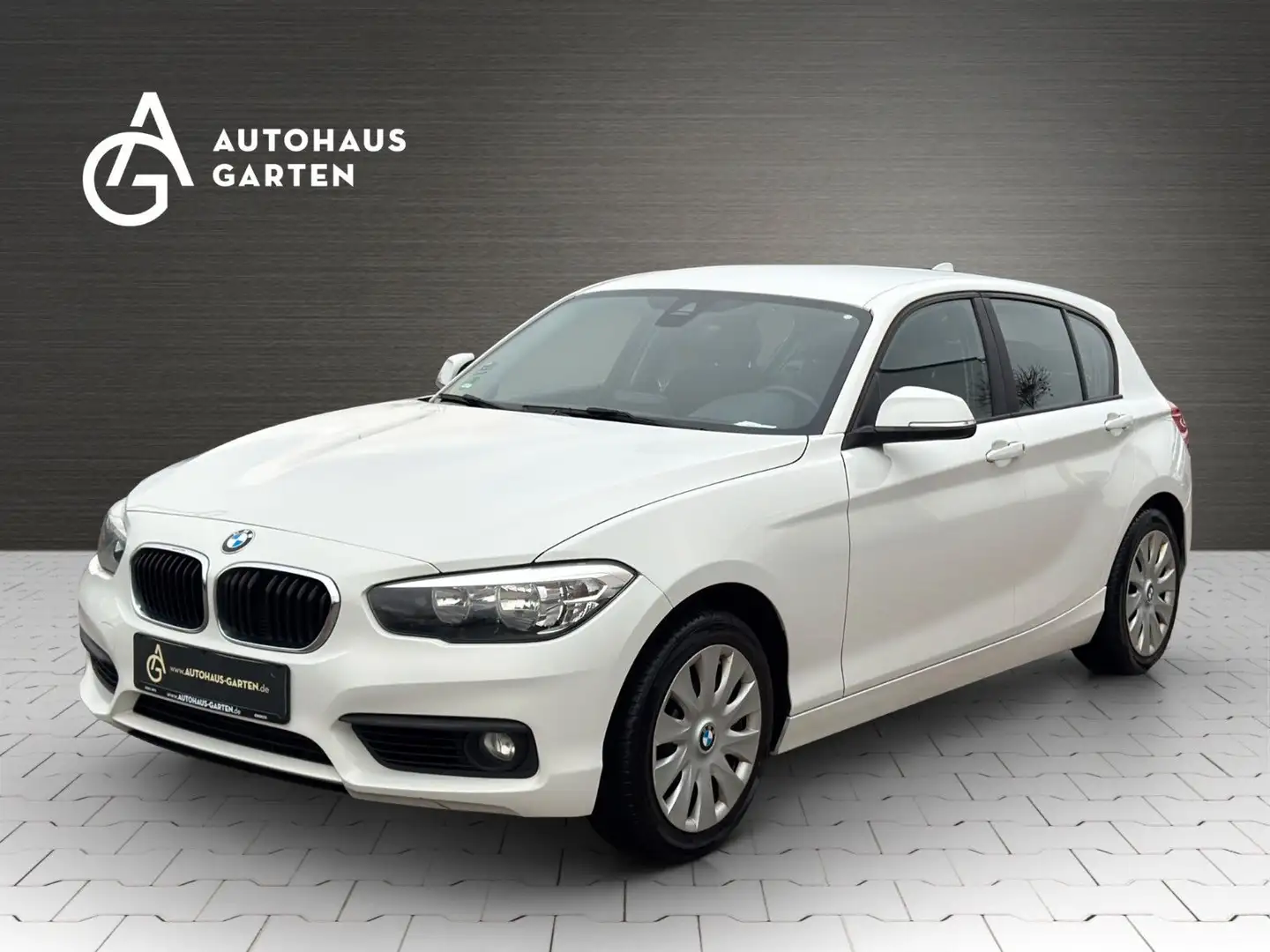 BMW 118 d Advantage 1.Hand Navi SHZ PDC Blanc - 1