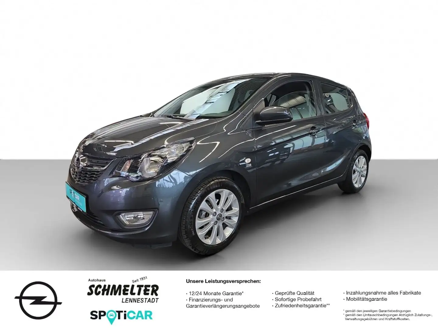 Opel Karl 120 Jahre 1,0 Parkpilot Alu Radio usw. Gris - 1