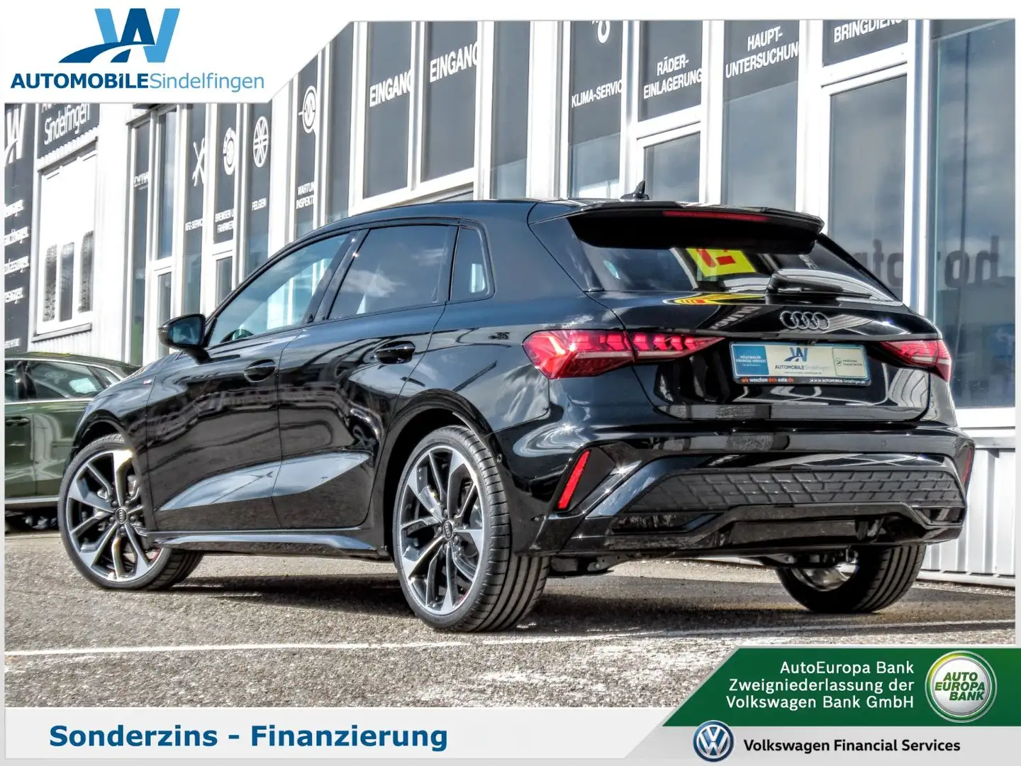 Audi A3 Sportback 35TDI 2x S line PANO Optik-SCHWARZ Schwarz - 2