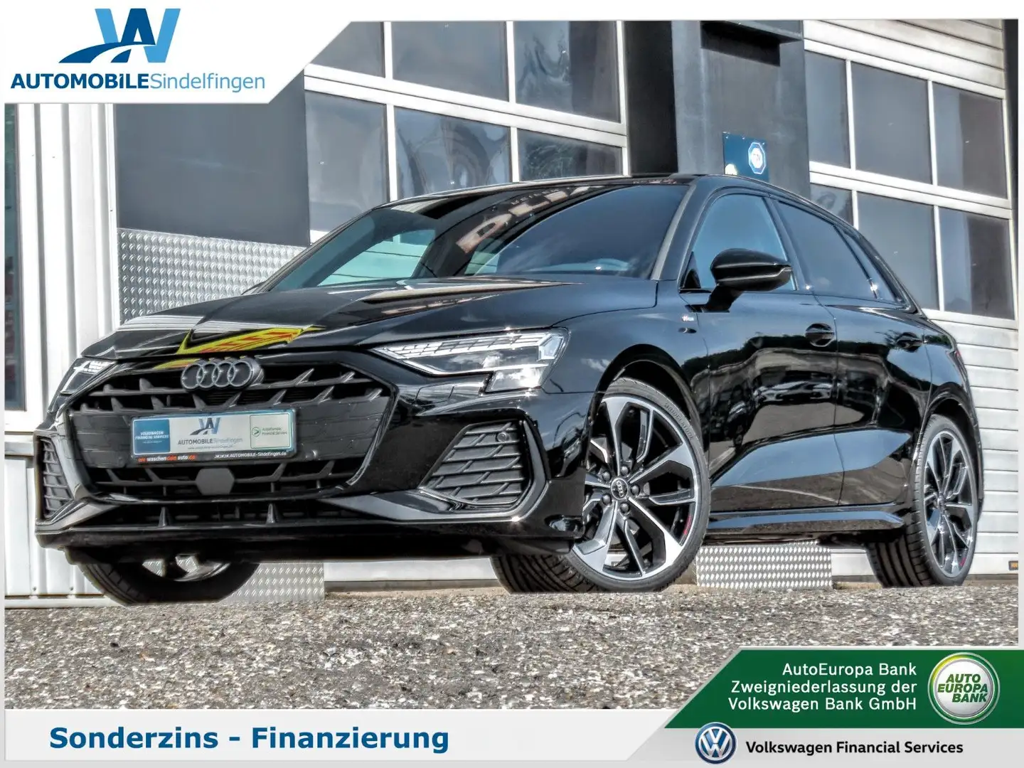 Audi A3 Sportback 35TDI 2x S line PANO Optik-SCHWARZ Schwarz - 1