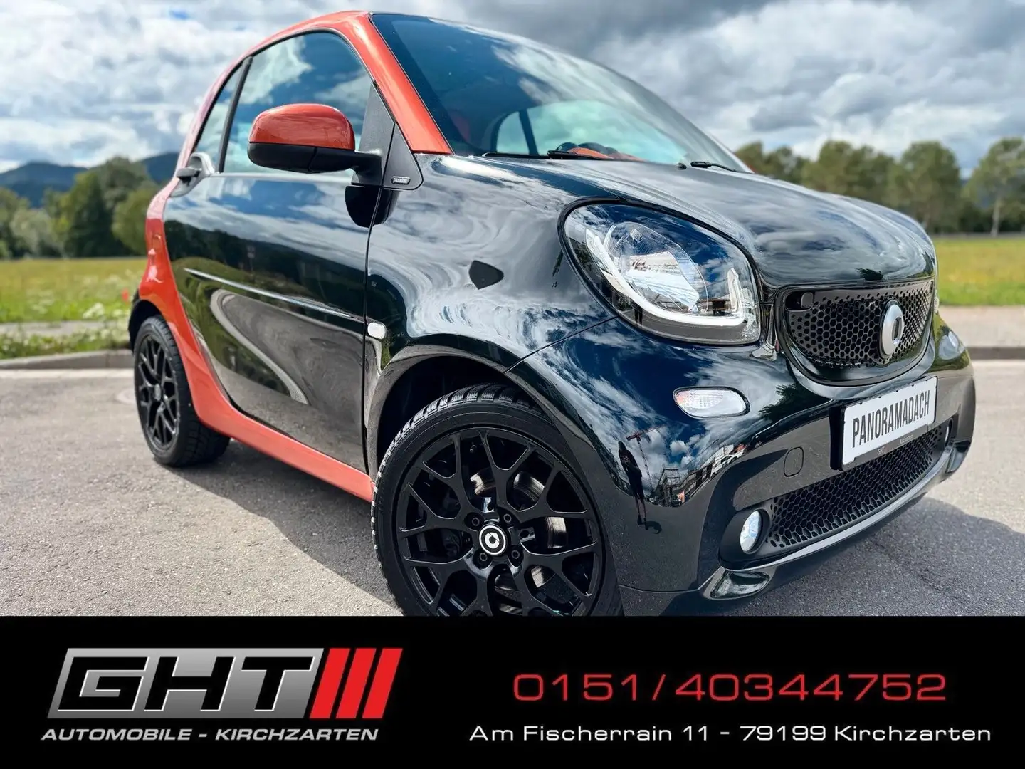 smart forTwo fortwo coupe Pano Klima Sitzheiz Tempomat Orange - 1