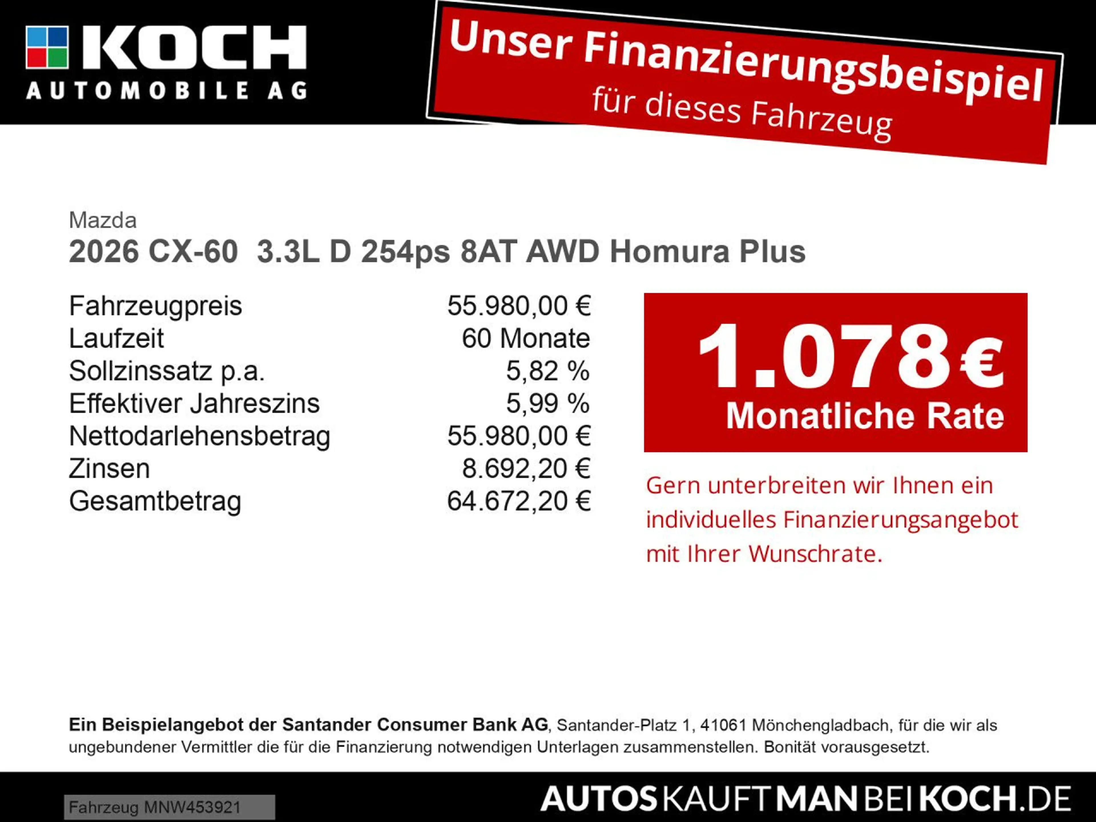Mazda CX-60 2026 CX-60  3.3L D 254ps 8AT AWD Homura Plus — photo 2