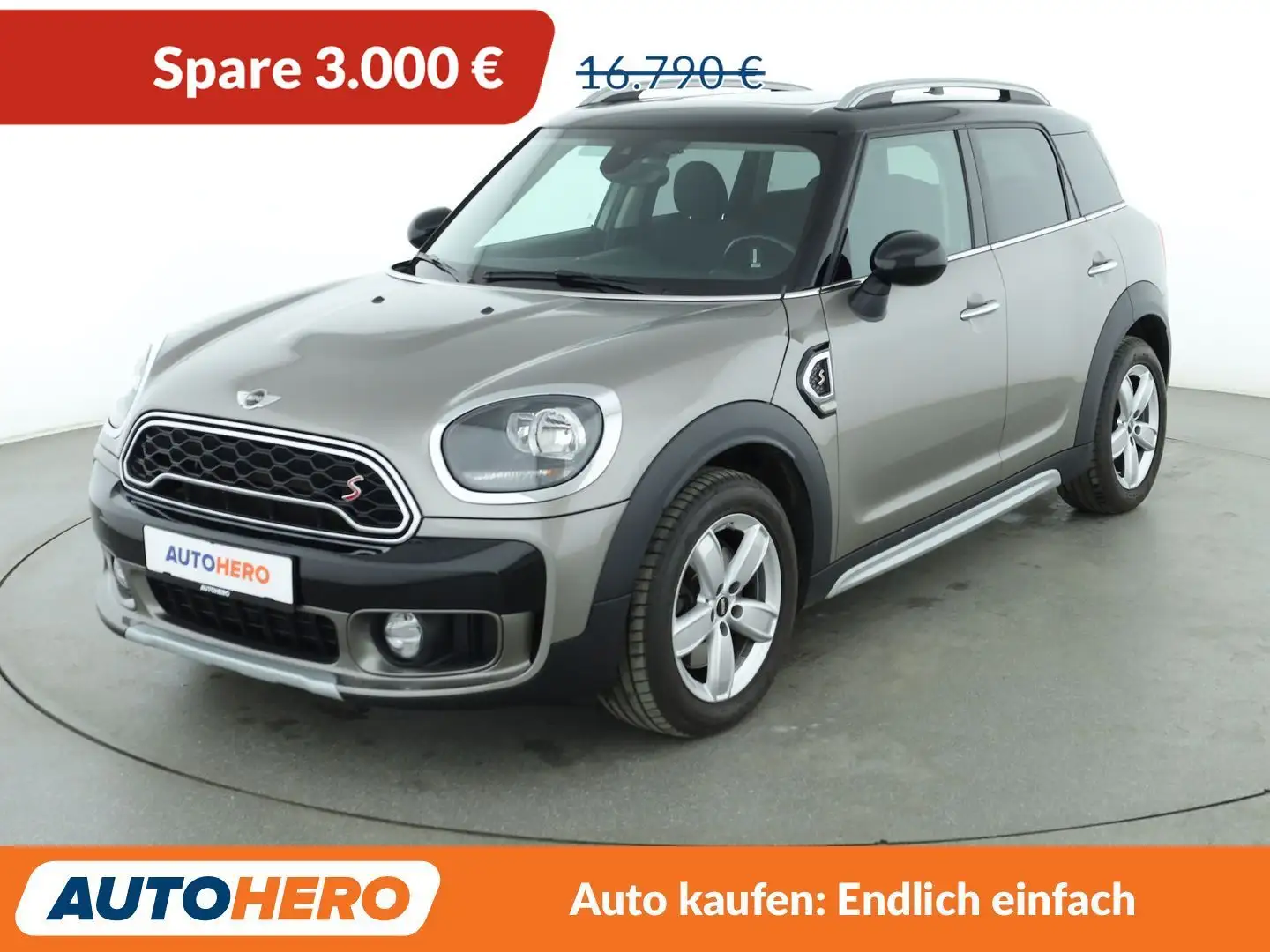MINI Cooper S Countryman Cooper S ALL4*ACC*PDC*SHZ*LIM*ALU*PANO* Gris - 1